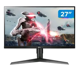 Monitor Gamer LG 27GL650F-B.AWZ 27” LED IPS 144HZ 1MS HDR10 | R$ 1526