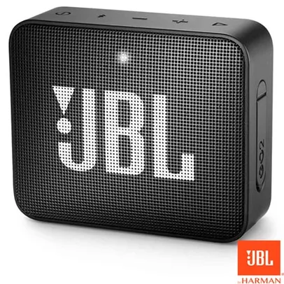 Caixa Bluetooth JBL GO2 Preta com Potência de 3 W - JBL