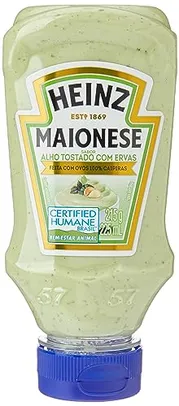 [REC/SUPER R$8,92] HEINZ Maionese de alho c/ervas 215 g (Pacote de 1)