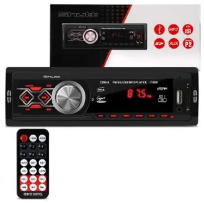 MP3 Player Automotivo Shutt Montana 1 Din 3.5 Polegadas USB | R$54