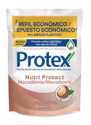 (PRIME + RECORRÊNCIA) Sabonete Protex Nutri Protect Macadâmia 200mL Refil | mín 2 | R$3,83