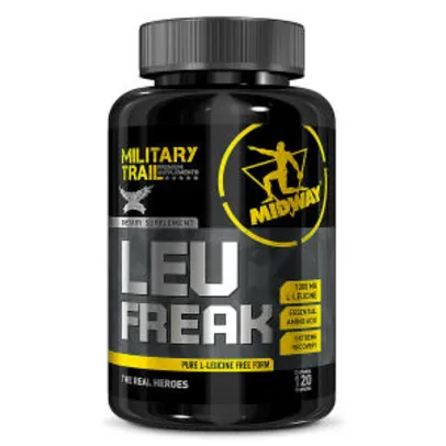 Amino Leu Freak Military Trail - Aminoácido Leucina Isolada 120 Cáps - Sem Sabor