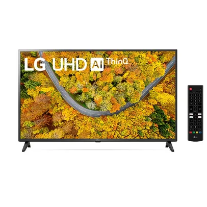 Smart TV LG 43&quot; UP7500 4K UHD Compatível com Inteligência Artificial ThinQ AI Google Assistente Alexa