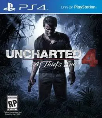 Game - uncharted 4 PS4 por 59,90