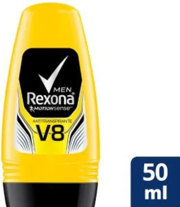 Kit Desodorante Roll-on Rexona Men V8 [KIT COM 2] - R$9