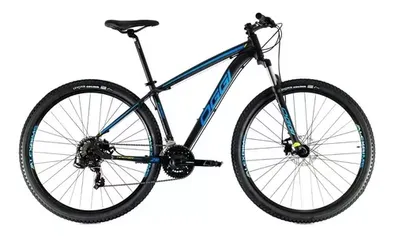 Bicicleta Mtb Aro 29 Oggi Hacker Sport 2021 Pto Azul S-lime