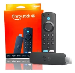 (Cartão Santander) Amazon Fire Stick 4k Wi-fi 6 Com Alexa Por Voz Inteligente 