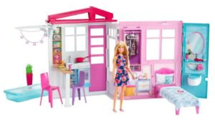 Barbie Casa Glam com Boneca Mattel | R$ 250