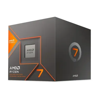 Processador AMD Ryzen 7 8700G, 3.5 GHz (5.0GHz Max Turbo), Cachê 6MB, 6 Núcleos, 12 Threads, AM5, Vídeo Integrado - 100-100001236BOX