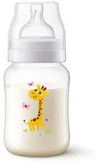 Mamadeira Anti-Colic (Clássica) Decorada Girafa, Philips Avent, Transparente R$35