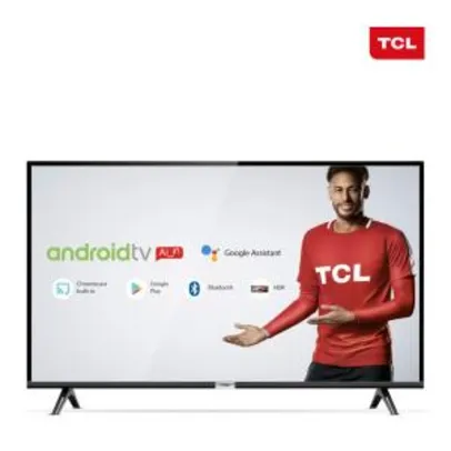Smart TV LED 43" Android TCl 43s6500 Full HD com Conversor Digital Wi-Fi - R$1.619