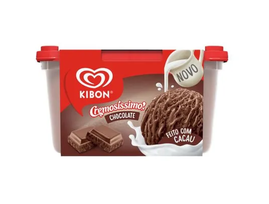 [Compre 1 Leve 2] Sorvete Kibon Chocolate Cremosissimo 1,5l
