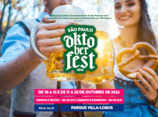 Ingressos Culturais - São Paulo Oktoberfest 2024 | Vila Lobos 