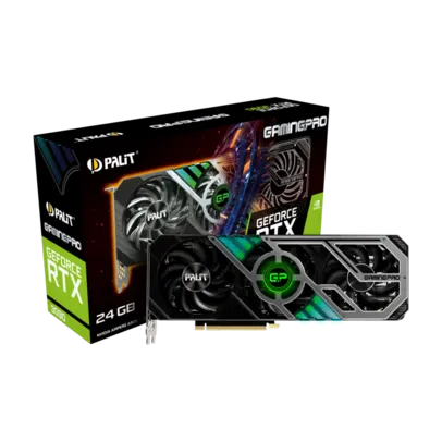 Placa de Vídeo Palit NVIDIA GeForce RTX 3090 GamingPro, 24GB, GDDR6X, 384bit, NED3090019SB-132BA | R$ 17.659