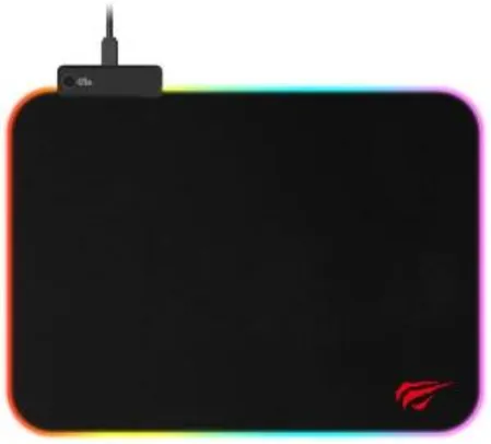 Mouse Pad Gamer RGB Havit MP901 Tecido Premium, 10 modos de Iluminação | R$110
