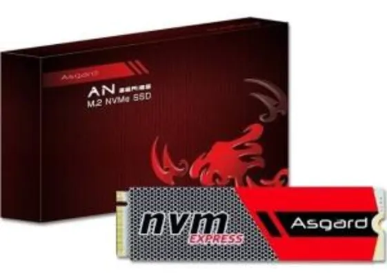 [Aliexpress] SSD Nvme Asgard m.2 512gb | R$ 353