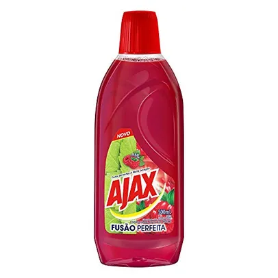 [Recorrência] Limpador Diluível Ajax Fusão Perfeita Frutas Vermelhas E Menta Selvagem 500mL | R$3,35