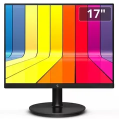 [Bug] Monitor 17" LED, HD, HDMI, VGA, VESA, Ajuste de inclinação, Ideal para PDV - 3green M170SH