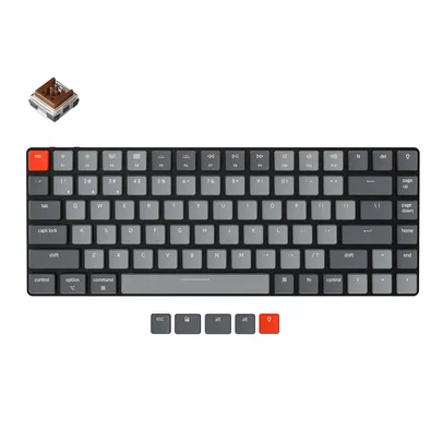 Teclado Mecânico Keychron k3 v2 ultra fino sem fio