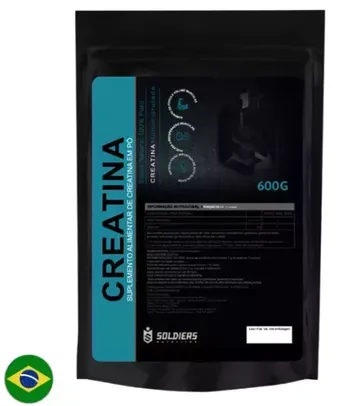 Creatina Monohidratada 600g Soldiers Nutrition