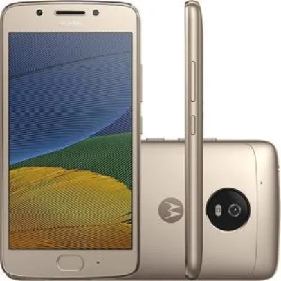 Smartphone Moto G 5 Dual Chip Android 7.0 Tela 5" 32GB 4G Câmera 13MP - Ouro - R$ 665,09 (1x no Cartão Americanas)