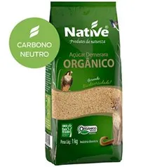 R$3,79 - Açúcar Demerara Orgânico Native 1kg