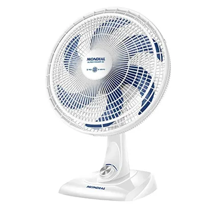 [Prime] Ventilador de Mesa 40cm Super Power, Mondial, 127V, 140W, Branco/Azul - VSP-40-W