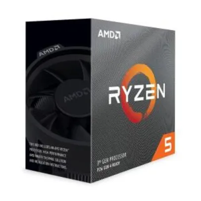 Processador AMD Ryzen 5 3600 3.6GHz/ 4.2GHz Hexa-Core 6MB AM4 R$1043