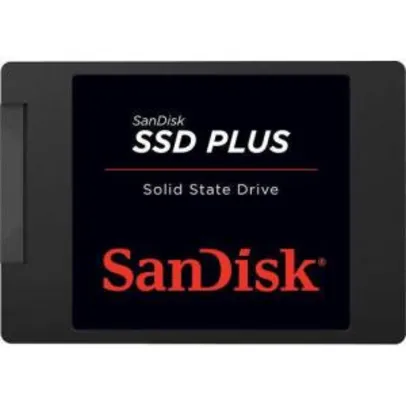 SanDisk 120GB SSD Plus SATA III 2.5" G27 Lacrado ( Promoção uma unidade por compra )