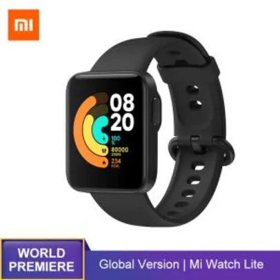 Xiaomi Mi Watch Lite com GPS | R$255