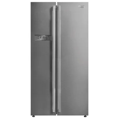 Refrigerador Midea Side by Side MD-RS587FGA041 com Turbo Freezer Prata