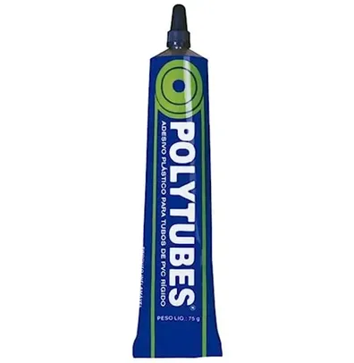 [+Por- R$ 4] Adesivo Cola Pvc Polytubes 30X75G, Pulvitec 463190, Branco