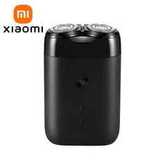 Xiaomi mijia s100 lâmina gêmea barbeador elétrico portátil seco molhado naval