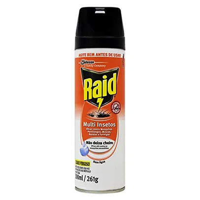 Inseticida Multi-Insetos Spray Base Água 275 ml, Raid