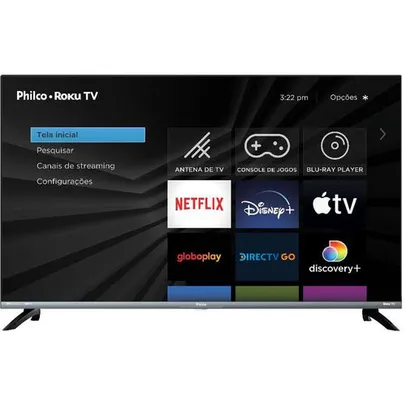 Smart TV Philco 43" Full HD 4K PTV43G70R2CSGBL HDR10 Dolby LED