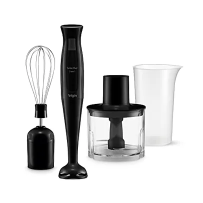 [Cupom] Mixer Vertical Turbo Chef Elgin 3 em 1 200W Preto 110v