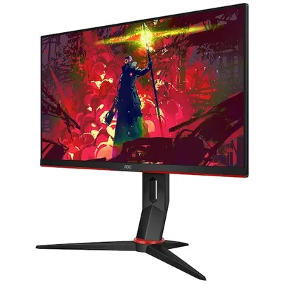 (APP) Monitor Gamer LED 23.8" Full HD AOC Hero 24G2/BK IPS, 1ms, 144 Hz, FreeSync