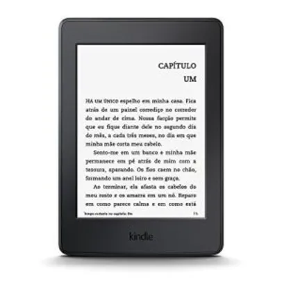 Kindle Paperwhite Wi-Fi, Retroiluminalção, 6” - R$ 379