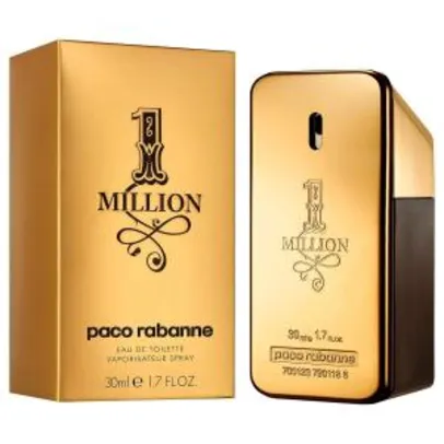 Perfume Paco Rabanne Masculino One Million EDT 30ml | Pelando