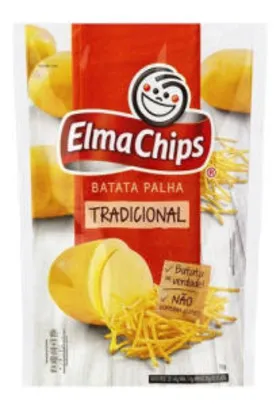 Batata Palha Tradicional Elma Chips Sachê 110g | R$2,78