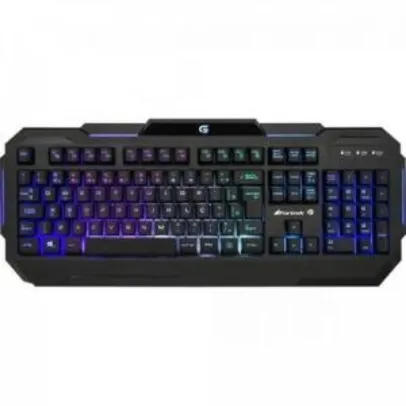 Teclado Gamer Pro K1 RGB Preto FORTREK | R$120