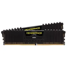 [ Com Cashback do Pelando R$ 854] Memória RAM Corsair Vengeance LPX, 64GB (2x32GB), 3200MHz, DDR4, CL16, Preto - 