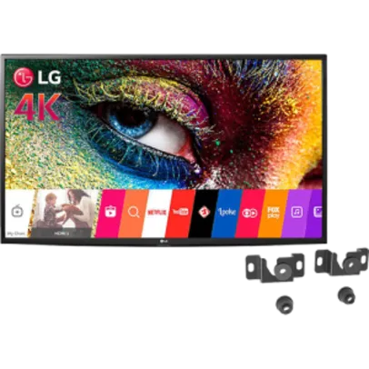 Smart TV LG WebOS 3.0 LED 43" Ultra HD 4K 43uh6000 + Suporte Fixo por R$ 1899