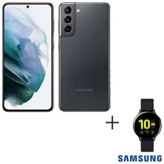 Samsung Galaxy S21 5G, 128GB- SM-G991BZARZTO + Galaxy Watch Active2 BT