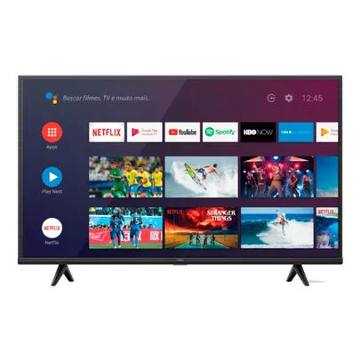 Smart TV LED 43´ 4K UHD HDR TCL P615, Wifi e Bluetooth, 3 HDMI, 1 USB, 60Hz, Modo de Jogo - 43P615