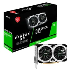 Placa De Video Msi Nvidia Gtx 1650, 4GB, D6 Ventus Xs Ocv3, GDDR6, HDMI/dp - 912-v812-003