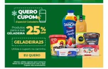 Desconto em Produtos para Geladeira no Pão de Açúcar