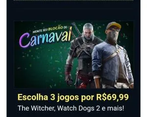 3 Jogos Por R$69,99 na Nuuvem