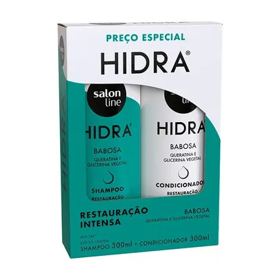 Kit Shampoo + Condicionador Salon Line Hidra Babosa Restauração Intensa 300ml Cada