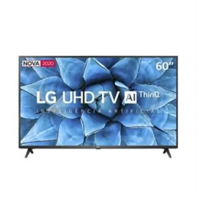 Smart TV LED 60" LG 60UN7310PSA 4K UHD HDR com WiFi, | R$ 2992